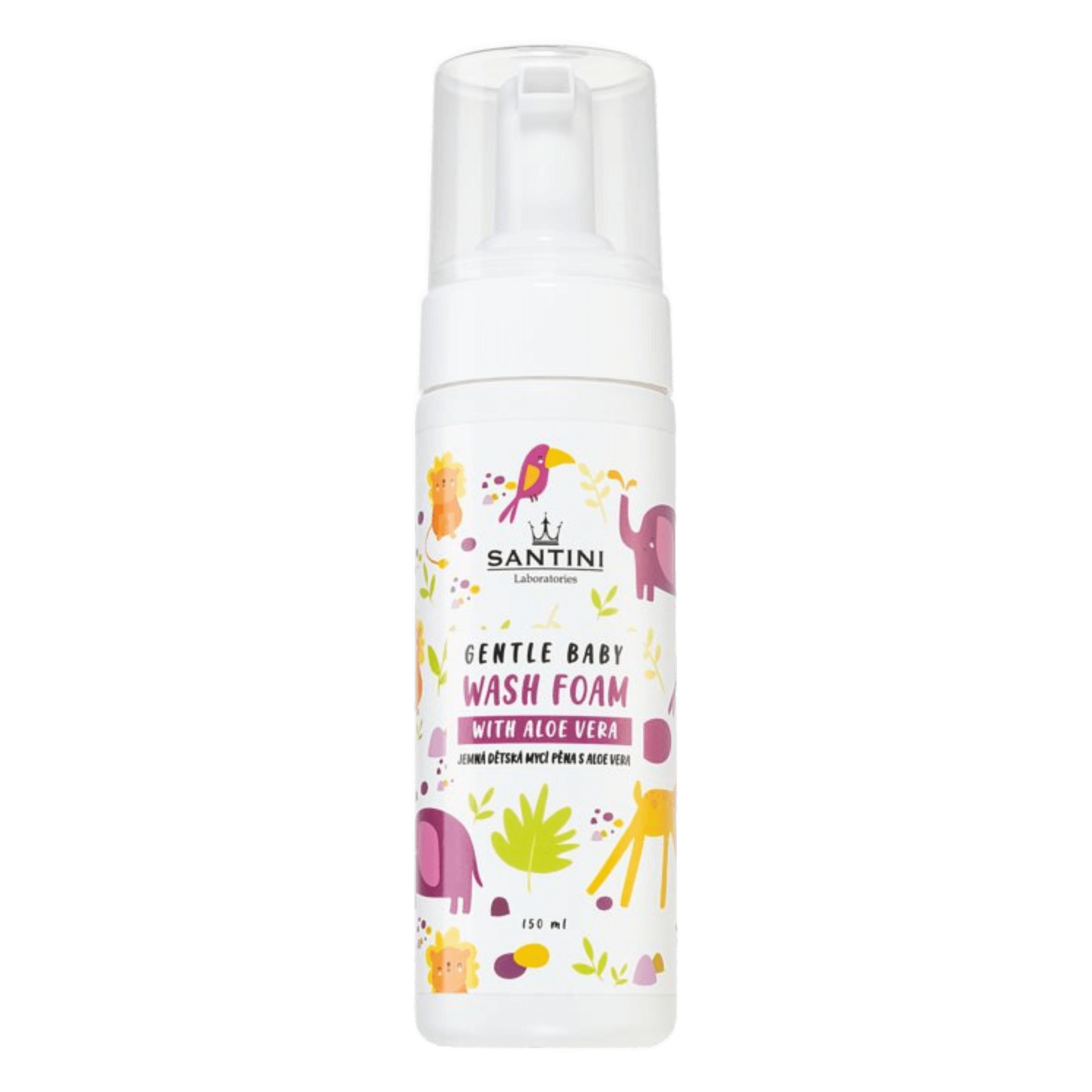 Jemná dětská mycí pěna s aloe vera